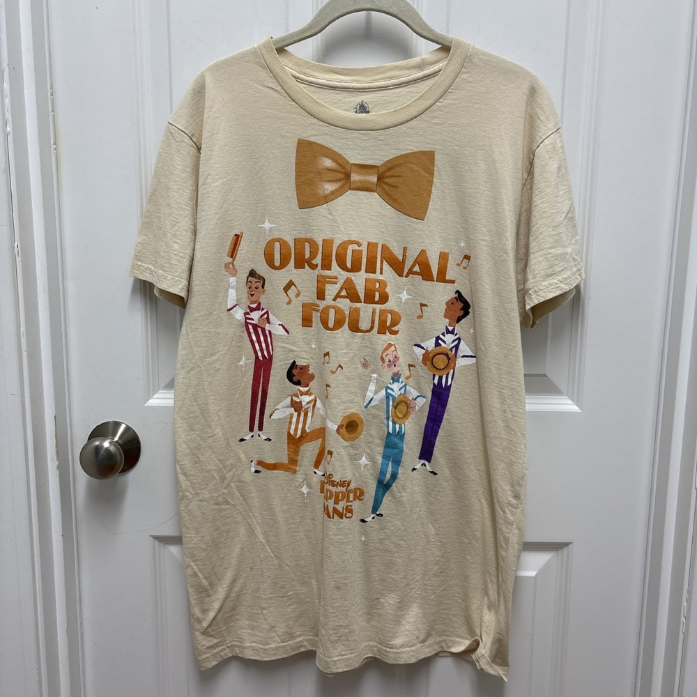 Disney Parks Magic Kingdom Dapper Dans‎ The Original Fab Four Shirt Large Adult